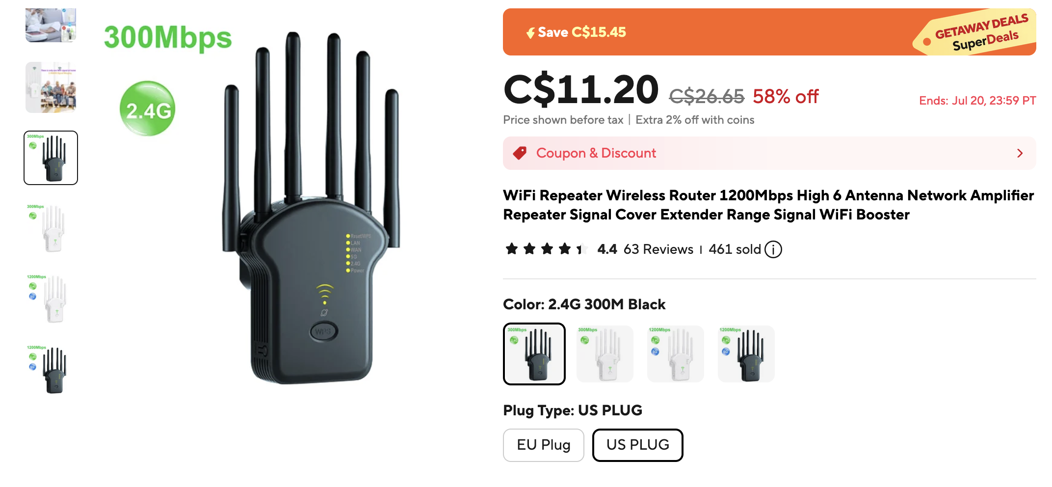 It seems the price has gone up since I purchased the device